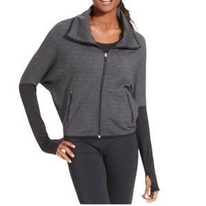 Nike Dri Fit Small Bold and Fearless Funnel Neck Zip Front Thumbholes S Hoodie
